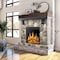 Edendirect 48.43'' 750/1500W Heater, 7 Flame Brightness, Multi-Color Freestanding Electric Fireplace Y4928+Y926M - alternate 2